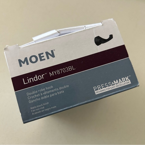 Moen Lindor Collection Double Robe Hook - Picture 4 of 6